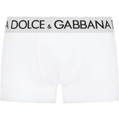 Dolce & Gabbana Regular Bi-Elastic Cotton Jersey Boxer Shorts - White