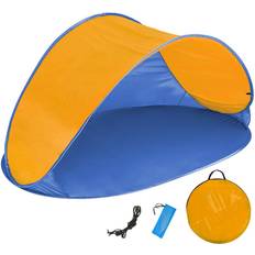tectake Jasmin Beach Tent - Blue/Orange