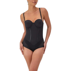 Maidenform Ultra Firm Convertible Body Shaper with Built-In Underwire Bra - Black