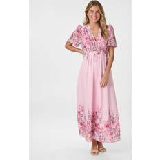 Neo Noir Rosa Klänningar Neo Noir Serna Flower Print Dress Dam - Light Pink