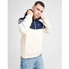 Lacoste Men Jackets Lacoste Sleeve Croc Full Zip Jacket - White/Purple/Navy Blue