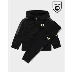 Under Armour Poly Colour Block 1/4 Zip Tracksuit Infant - Black