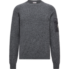 Moncler Kläder Moncler Mouliné Wool Cashmere Jumper - Gray