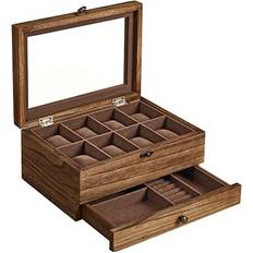 Pricenet 2-Nivå Klockbox Med Glaslock