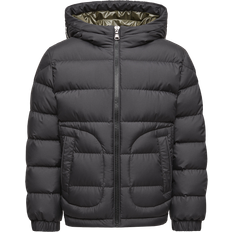 Grecois Hooded Down Jacket - Black