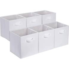 Amazon Basics Collapsible Solid White Storage Box 6pcs