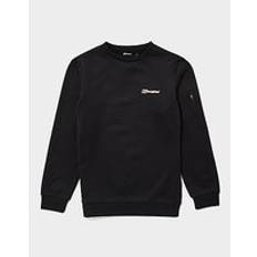 Fleece Sweatshirts Barnkläder Berghaus Talus Crew Sweatshirt Junior - Black