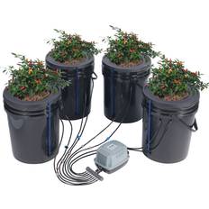 Propagadores VEVOR Hydroponics Grow System Deep Water Culture 4 Buckets