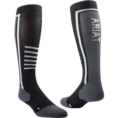 Equestrian Underwear Ariat TEK Slimline Performance Socks - Black/Sleet