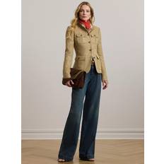 Plisseret Jeans Lauren Ralph Lauren High-Rise Pleated Wide-Leg Jean - Blue