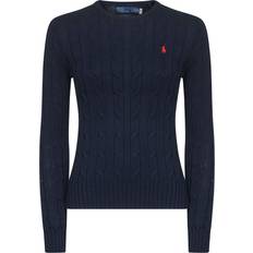 Polo Ralph Lauren Julianna Cable Knit Wool Rich Jumper - Blue
