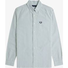 Fred Perry Bomull Skjortor Fred Perry Oxford Long Sleeve Shirt - Green