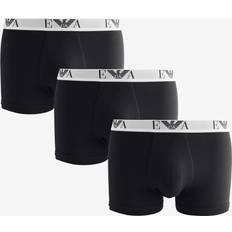 Emporio Stretch Cotton Trunks - Black