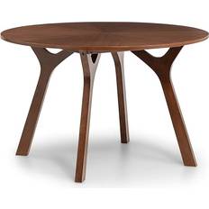 Julian Bowen Huxley Walnut Dining Table 47.2x47.2cm