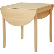 Pines Dining Tables Homcom Foldable Natural Dining Table 70x140cm