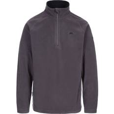 Trespass Men's 1/2 Zip Microfleece Blackford - Dark Grey
