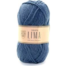 Drops Design Lima Uni Colour Blue Indigo 100m