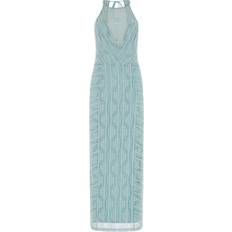 Guess Bodycon Long Dress - Blue