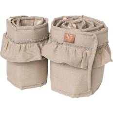 Ng Baby Bumper Bedside Crib Mood Ruffles Natural