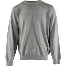 HUGO BOSS Grå Sweatere HUGO BOSS Botto with Embroidered Logo Sweater - Grey
