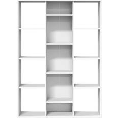 vidaXL Room Divider White Bokhylla 140cm