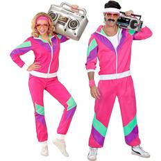 Widmann 80s Tracksuit Pink Masquerade Costume