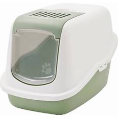 Savic Nestor Cat Litter Box 56x39x38.5cm Botanical Green