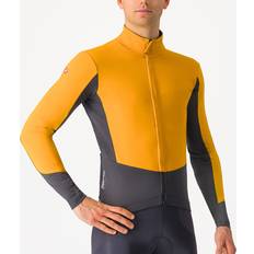 Castelli Jackor Castelli Perfetto Air Jacket Cykeljacka Herr - Vivid Orange/Dark Gray