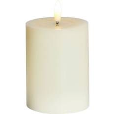 Sirius Candles & Accessories Sirius Sille LED Bloklys Batteri Råhvid H10 cm LED-lys