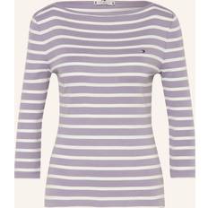 Tommy Hilfiger Stribede T-shirts Tommy Hilfiger Shirts New Cody - Lilla/Hvid