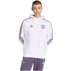 adidas Men's White Manchester United Urban Pullover Hoodie