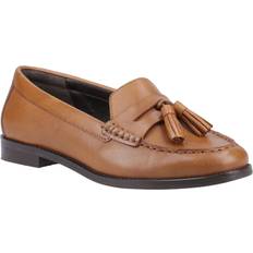Adult Loafers Hush Puppies Connie Leather Tan Loafers - Brown