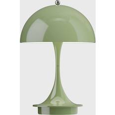 Panthella portable 160 bordlampe Louis Poulsen Panthella 160 Portable V3 Opaque Moss Green Bordlampe