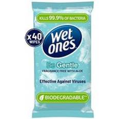 Wet Ones Antibacterial Hand Wipes Be Gentle 40 Wipes