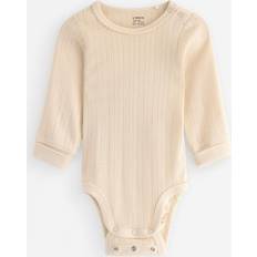 Beige Bodysuits Lindex Bodysuit In Pointelle