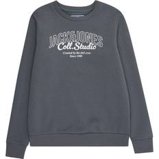 Børnetøj Jack & Jones Junior Stormy Weather Big Print Sweat Crew Neck Blue