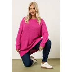 Pink - Women Jumpers Yours Essential Knitted Jumper Women - Bright Pink