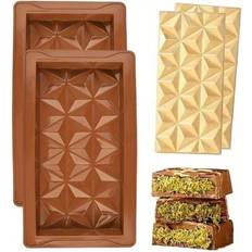 Set Chocolate Moulds Shein Diamond Shaped Silicone Handmade Mold Chocolate Mould