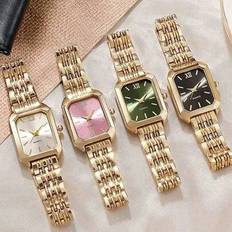 Women's Square Dial Quartz Watch Bar