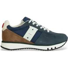 S5TOKYO01 Leather Sneakers Fast Blonder - Navy