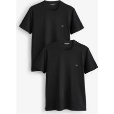 Emporio Armani Men T-shirts Emporio Armani Lounge Crew Neck Regular T-Shirt - Black