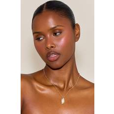 Cream Pearl Pendant Bobble Chain Necklace - White
