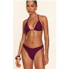 Purple Bikini Bottoms PrettyLittleThing Cross Front Tanga Bikini Bottom - Purple