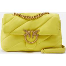 Tasker Pinko Quilted Love Birds Uld Taske Med Justerbar Rem - Gul
