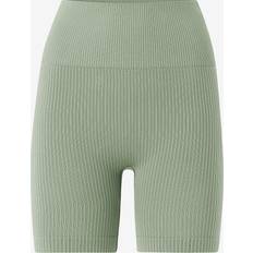 Björn Borg Dam Byxor & Shorts Björn Borg Studio Seamless Ribbed Shorts - Light Green