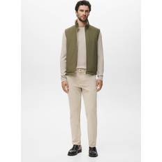 Mango Herr Ytterkläder Mango Reversible Water Repellent Gilet - Green
