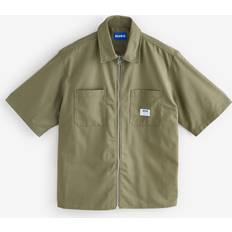 Zipper Shirts HUGO Ekyz Oversized Short Sleeve Shirt - Green
