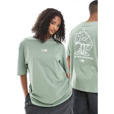 Oversize - Unisex T-shirts The North Face Mountain Fun Unisex Oversized Backprint T-Shirt - Light Green