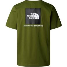 The North Face Box NSE Unisex T-shirt Med Logoprint På Ryggen - Mørkegrøn