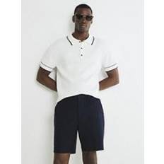 Men Shorts River Island Slim Fit Chino Shorts - Navy